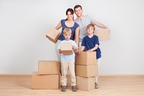 Local removal team handling an office move in Southwark