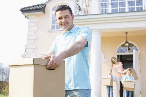Local moving van handling furniture collection and delivery in Southwark